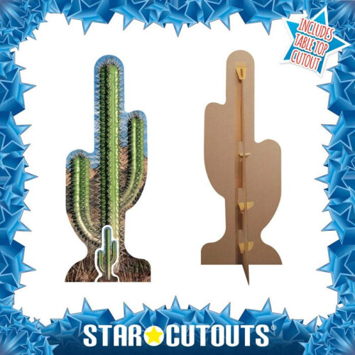 Cute cactus cardboard figurine 2