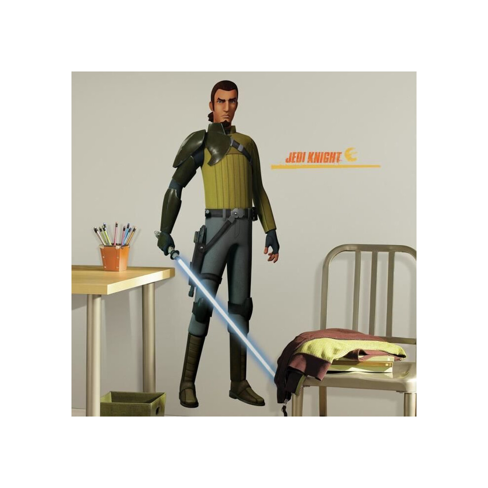 Room Mates Gray Star Wars Rebels Giant Kanan Stickers