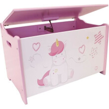 Spielzeugtruhe Einhorn aus Holz für Kinder - Fun House