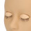 Silikon-Wimpern-Übungskopf mit 4 austauschbaren Augen, Haut- oder Kaffeefarbe 12