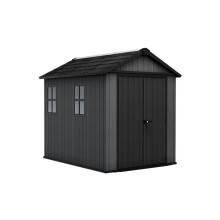 Keter Newton Plus 7.5x9ft - Grey, All Weather Resistant, Easy to Clean, Fade-Free