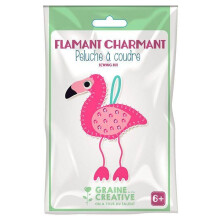 Nähset - Flamingo - Anfänger - Material enthalten - Stofftier zum Nähen - Rosa