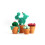 Coffret en laine cardée - Petits cactus 3