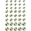 Pérolas de strass redondas com facetas, autoadesivas, diversos formatos, da linha Vivi Gade Design. ref 28322 1