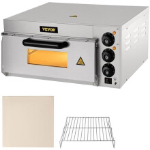 BAZARLAND30.Sähkölämmitin Pizza-uuni 2000 W Mini-uuni 50 - 350  Kannan Pizza-uuni Kannettava 56 x 47,5 x 26,5 cm Ruostumatonta terästä