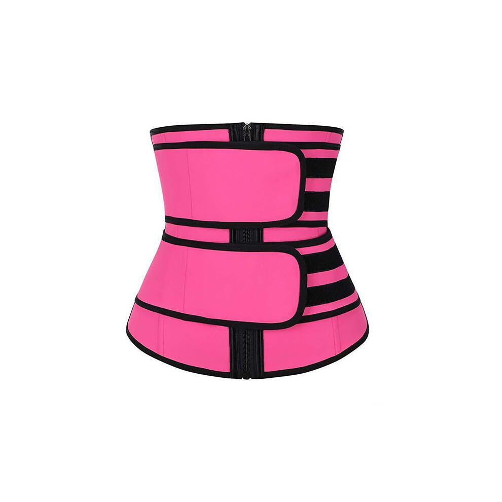 (Pink, 3XL) Trainer Women Waist Neoprene Belt Sauna Sweat Body Shaper Control Tummy Slimmer-image-OPC-PJZPBK8-NEW