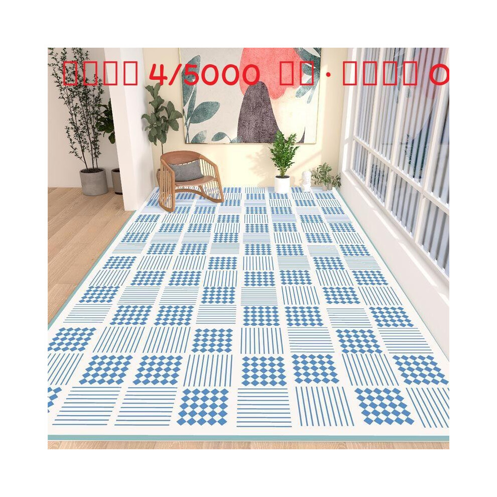 (Joyful, 40x60cm) Balcony Mat Floor Pvc Kitchen Waterproof Washable Nonslip Surface Home Use-image-OPC-PJZPYT6-NEW