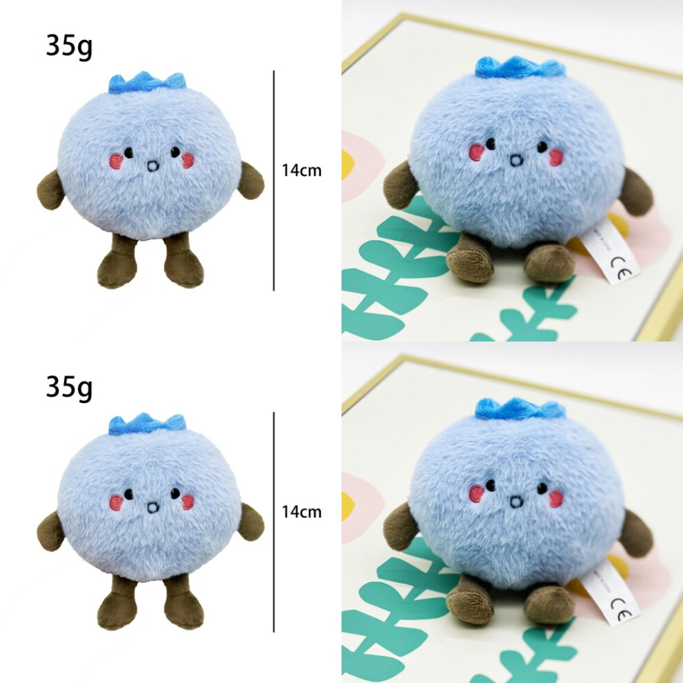 Plush Blueberry Animal Companion Doll Keychain Car Decor For Collectors Kids-image-OPC-PJZQ2ZP-NEW