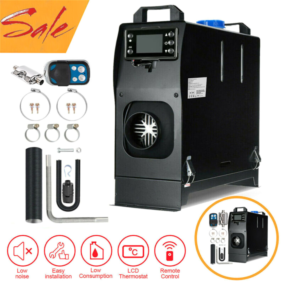 8Kw 12V All In One Diesel Air Heater Lcd Display With Remote Control 10331224