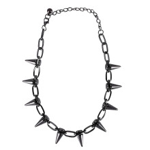 Metallspikar Nitar Punk Goth Halsband Chokerkrage