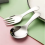 Mini Spoon Fork Tableware Outdoor Camping Stainless Steel Cutlery Set 3