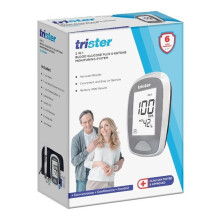 Trister 2 In 1 Blood Glucose Plus B-Ketone Monitoring System TS 021BGK | Dual Function Diabetes & Keto Meter, Fast Results, USB/Bluetooth Enabled