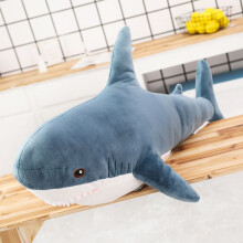 (Blue,15cm)154560 cm Hai Plüsch Kissen Schlaf Lesekissen Stofftier Puppe Kinder Geschenk