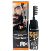 NITRO CANADA Argan Speedy Beard And Mustache Shampoo Color Fof Men Black Dye - 200ml