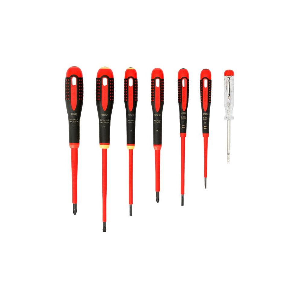 Bahco Black 7 Piece Be-9887S Ergo Vde Insulated Screwdriver Set - Image 7
