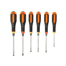Bahco BE-9881TB ERGO Through Blade Screwdriver Set - 6 Essential Tools for Professionals