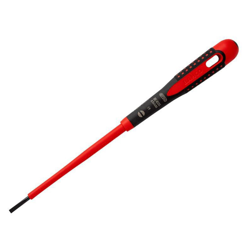 Bahco Be-8220S Ergo Vde Insulated Slotted Screwdriver 3.0 X 100Mm Bahbe8220s