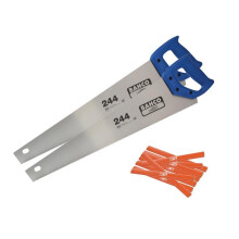 Bahco 2 x 244 Hardpoint Handsaw 550mm (22in) & Pack of 10 Pencils BAH24422PEN