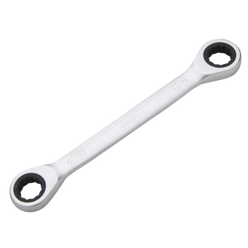 BlueSpot BlueSpot Tools Double End Ratchet Spanner (17-19mm)
