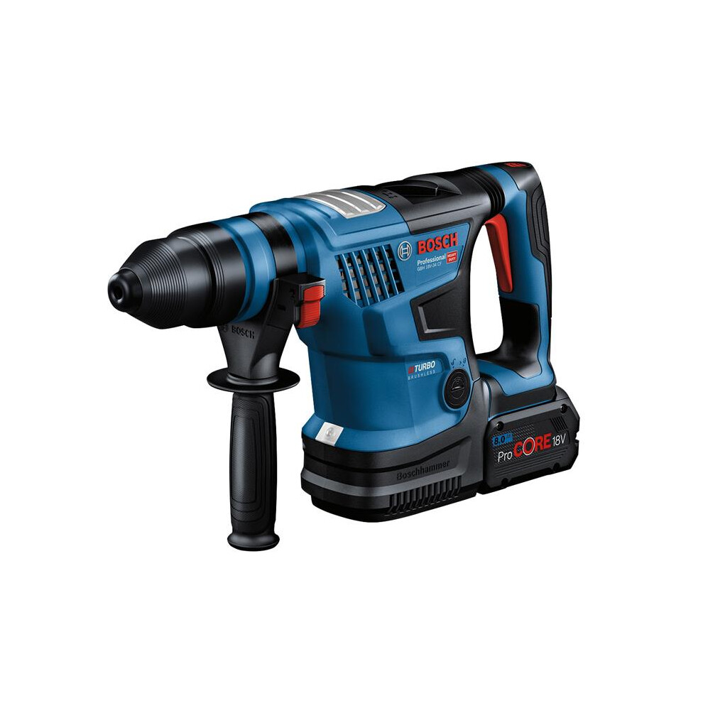 Bosch Gbh 18V-34 Cf Biturbo 18V Brushless Sds Plus Rotary Hammer Drill 8Ah Batts