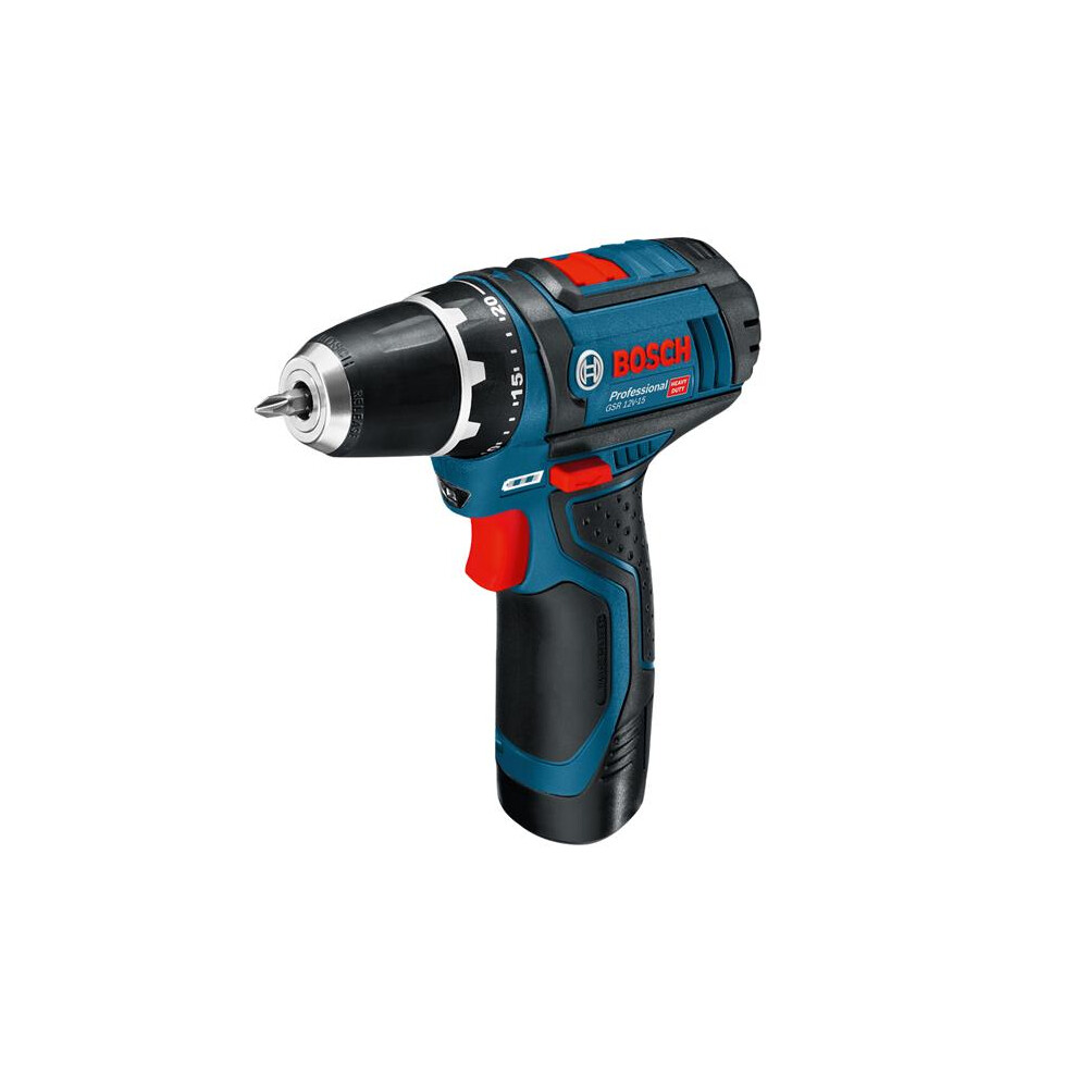 Bosch Gsr12v15 12V Li-Ion Cordless 2-Speed Drill Driver Gsr 10.8-2-Li 2X2.0ah