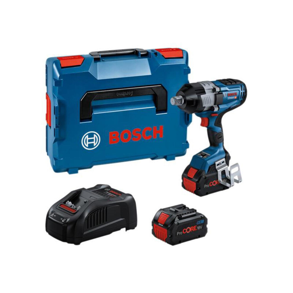Bosch 06019M1070 Gds 18V-1600 Hc Biturbo Impact Wrench 18V 2 X 8.0Ah Procore