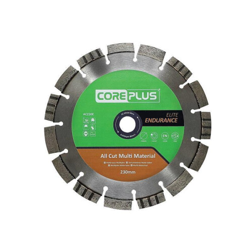CorePlus AC230E Elite All Cut Multi-Material Diamond Blade 230mm 1
