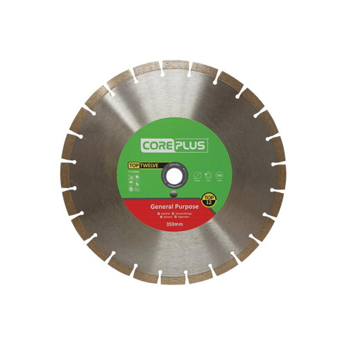 CorePlus Top Twelve General Purpose Diamond Blade 350mm