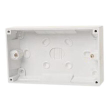 High-Quality 2-Gang Pattress Box 28/32mm for Reliable Electrical Installations