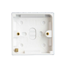 Dencon 1-Gang 18mm Pattress Box for Electrical Wiring
