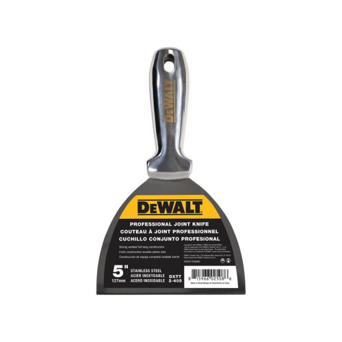 DeWalt Stainless Steel Jointing/Filling Knife 125mm (5in)