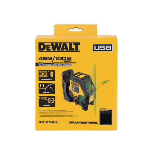 DeWalt DEWALT DCLE14201GB Integral battery Cross line laser 1