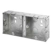 Dencon Dual Metal Back Box 35mm for Effortless Electrical Installations