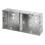 Dencon Dual Metal Back Box 35mm for Effortless Electrical Installations 1