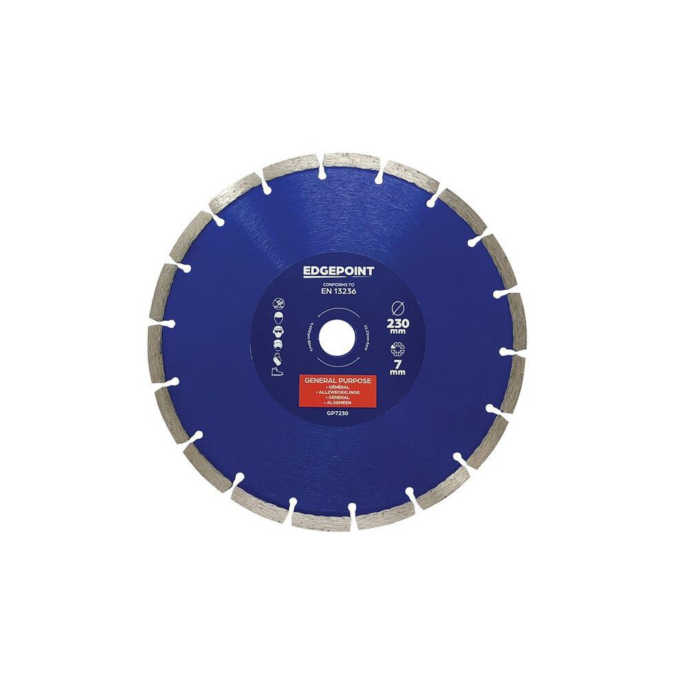 Edgepoint Edgdbgp7230 Gp7230 General-Purpose Diamond Blade 230Mm Edgdbgp7230 5028485214595