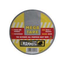 Everbuild Mega All Purpose Tape Silver 50mm x 50m