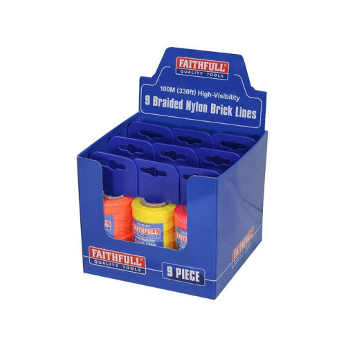 Faithfull Faithfull  Brick Line Replacement Dispenser Reel CDU, 9 Piece FAIBLDISPCDU