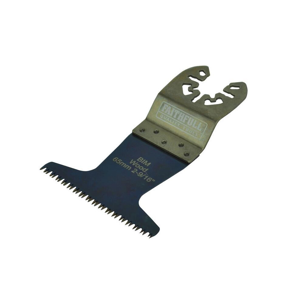 Faithfull Pm0010004 Premium Arc Cut Hardwood Bi-Metal Blade 65Mm Faimfhw65p