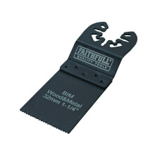Faithfull Fine Flush Cut Multi Tool Blade Wood Metal Plastic 32mm FAIMFWM32