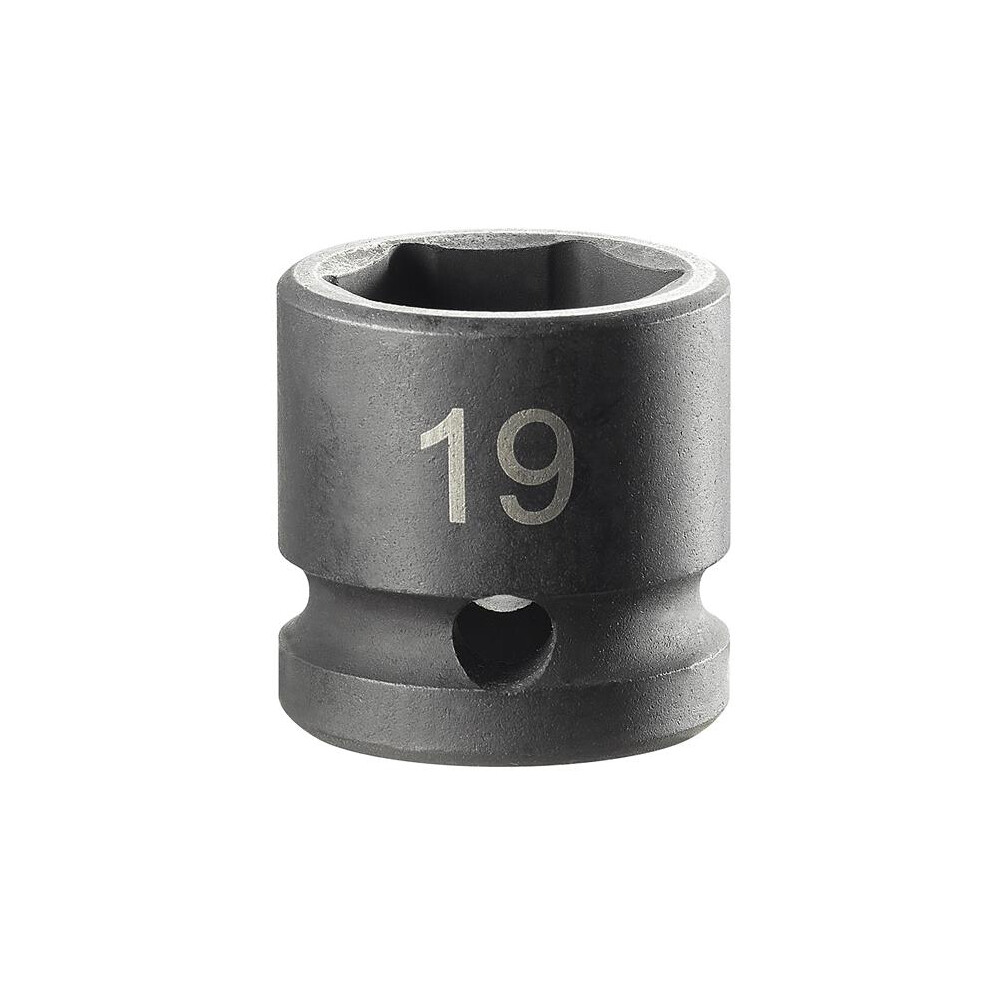 Facom 6-Point Stubby Impact Socket 1/2In Drive 19Mm