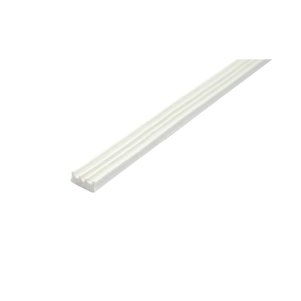 Faithfull Epdm Draught Excluder 6M 9 X 3.5Mm White