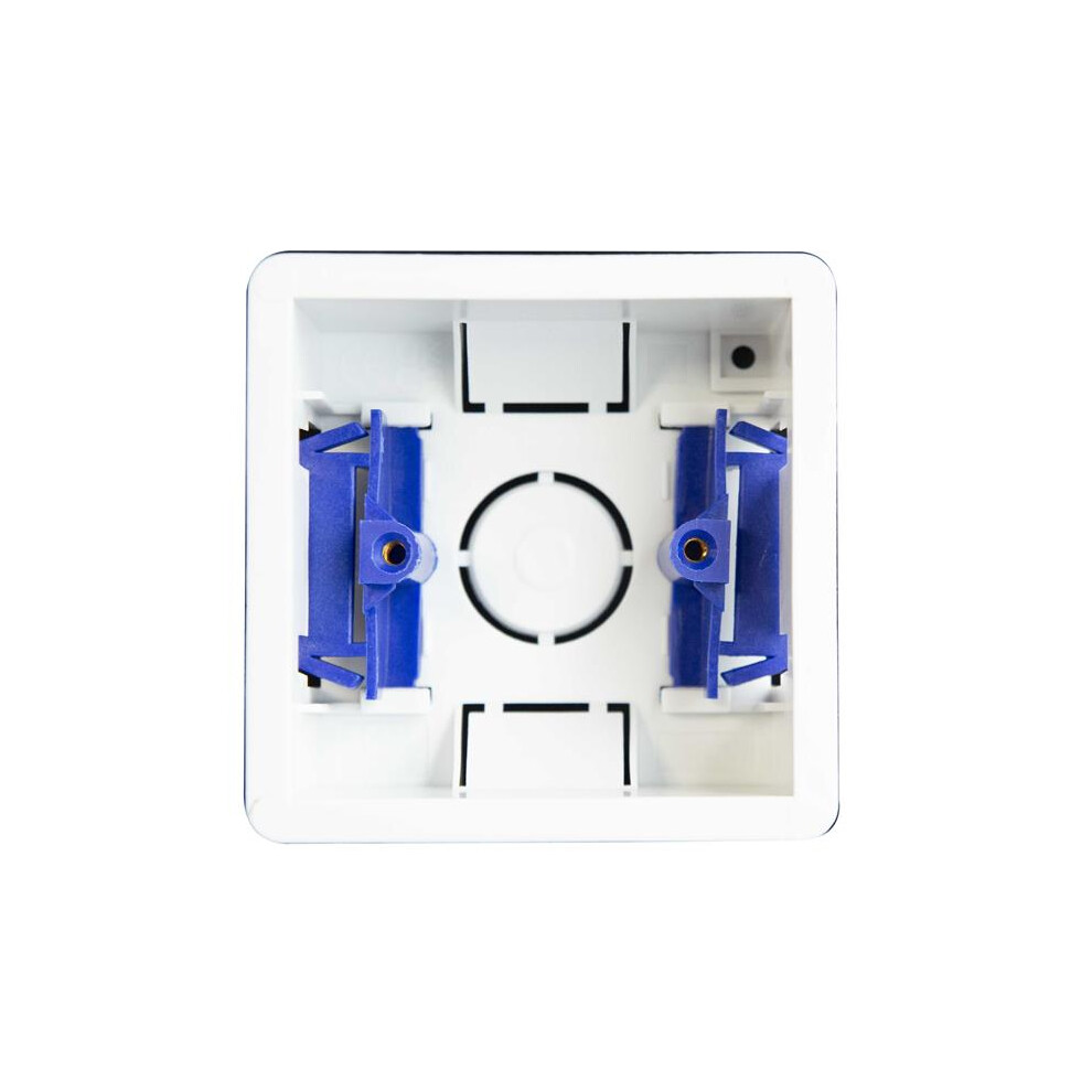 Dencon 1-Gang 36Mm Adjustable Dry Lining Box For Seamless Electrical Installations 5012292188958
