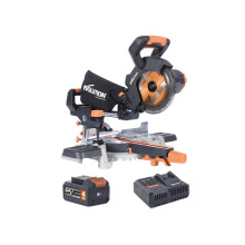 Evolution 064-0001A R185SMS-Li EXT Sliding Mitre Saw 18V 1 x 4.0Ah Li-ion EVLR18SMS4