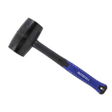 Faithfull Black Fibreglass Rubber Mallet Hammer 32oz FAIRMBF32