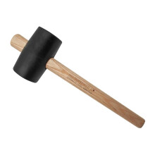 Faithfull FSC Black Rubber Mallet 16oz FAIRMB16FSC