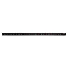 Faithfull Matt Black Stainless Steel Measuring Rule 1000mm FAIRUL1000MB