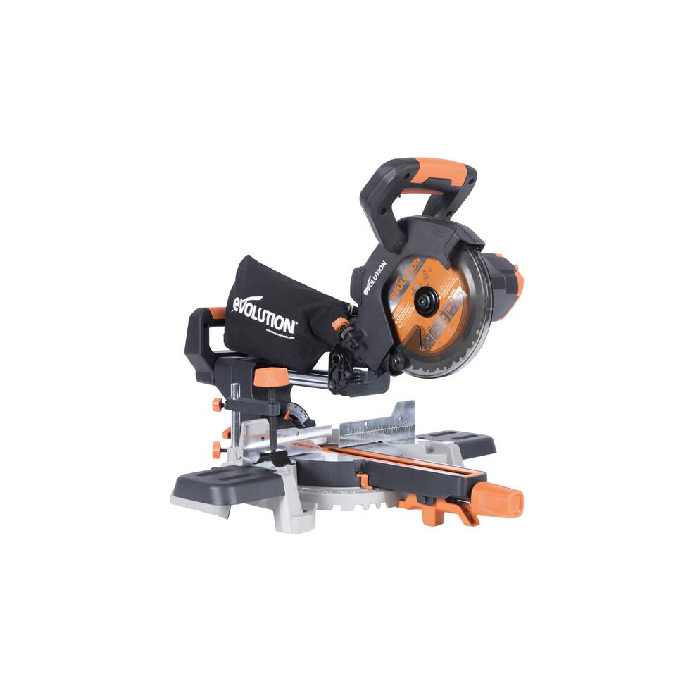 Evolution 064-0001 R185SMS-Li EXT Sliding Mitre Saw 18V Bare Unit EVLR18SMSN