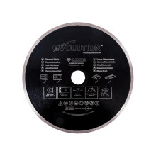 Evolution Diamond Blade, Continuous Rim 210 x 25.4mm