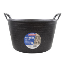 Faithfull Eco Flex Tub Bucket 15 litre - Recycled Black FAIECOFLXB15