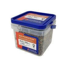ForgeFix MPS450YT Multi-Purpose Pozi Compatible Screw CSK ST ZYP 4.0 x 50mmx 900